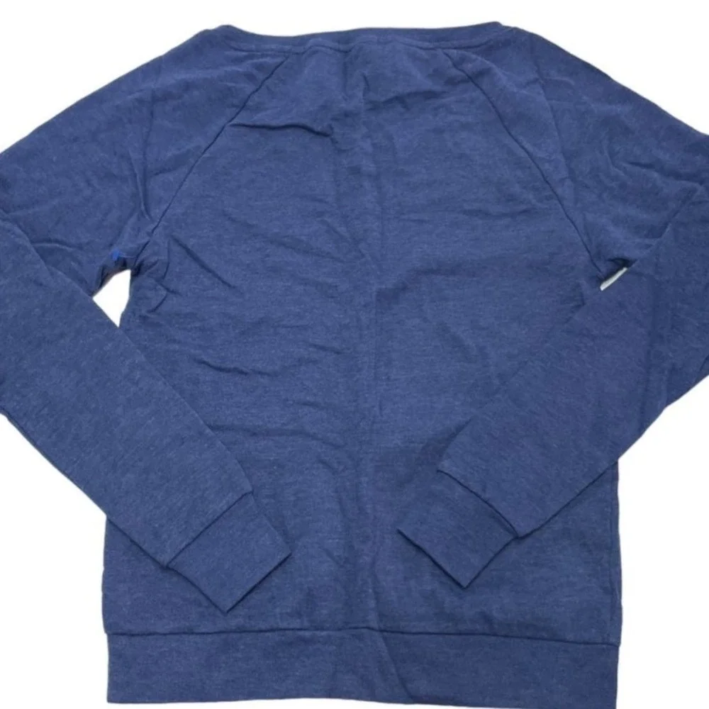 Mitchell & Ness Sweatshirt Women XS Blue Vintage Style Sporty‎ Casual - Picture 3 of 7